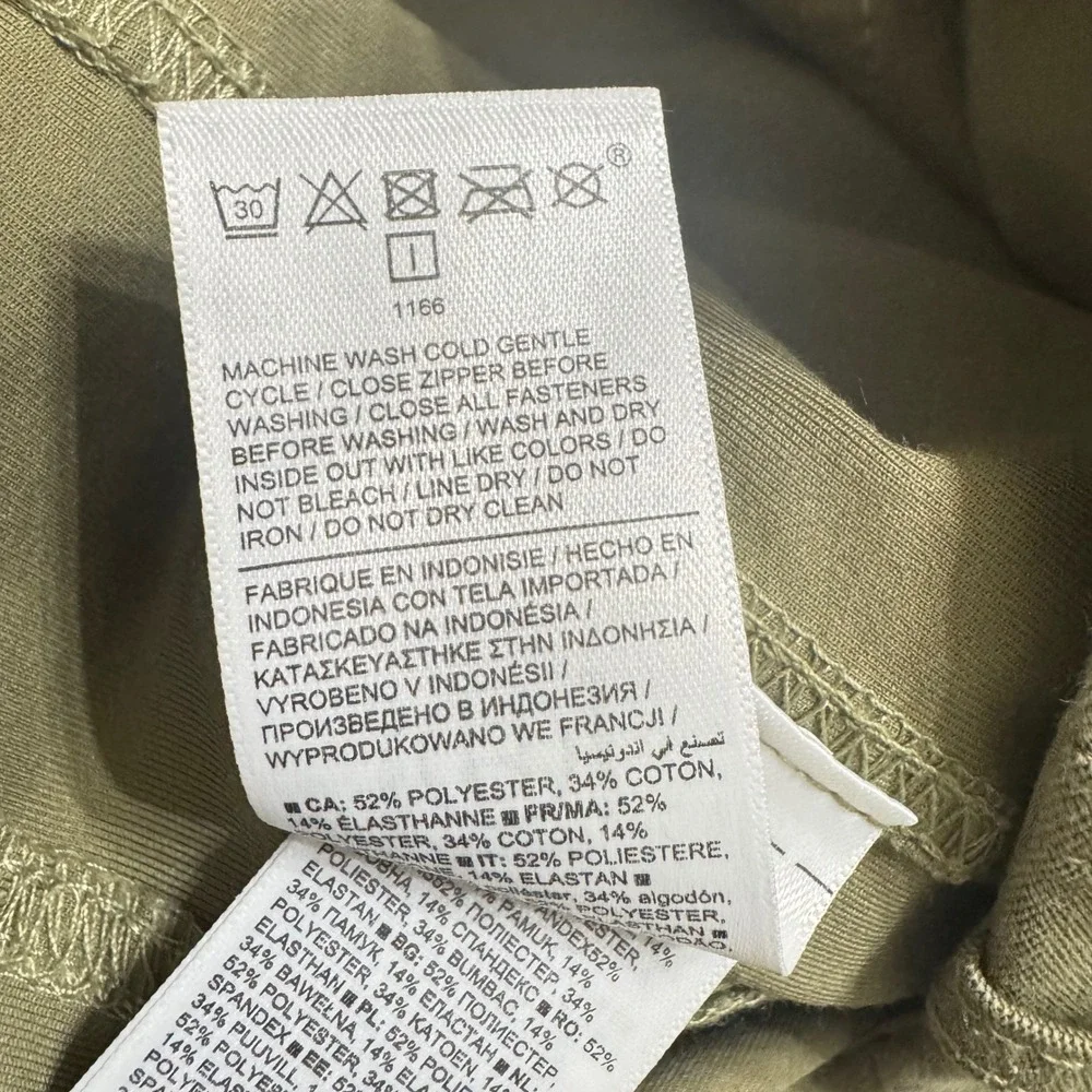 Athleta Skyline High Rise Barrel Leg Pant 12 Olive Branch Green - Picture 12 of 13